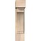Ekena Millwork Imperial Block Smooth Bracket w/ Offset Brace, Douglas Fir, 7 1/2"W x 20"D x 32"H BKT0806X20X32IMP05SDF - alternate 4